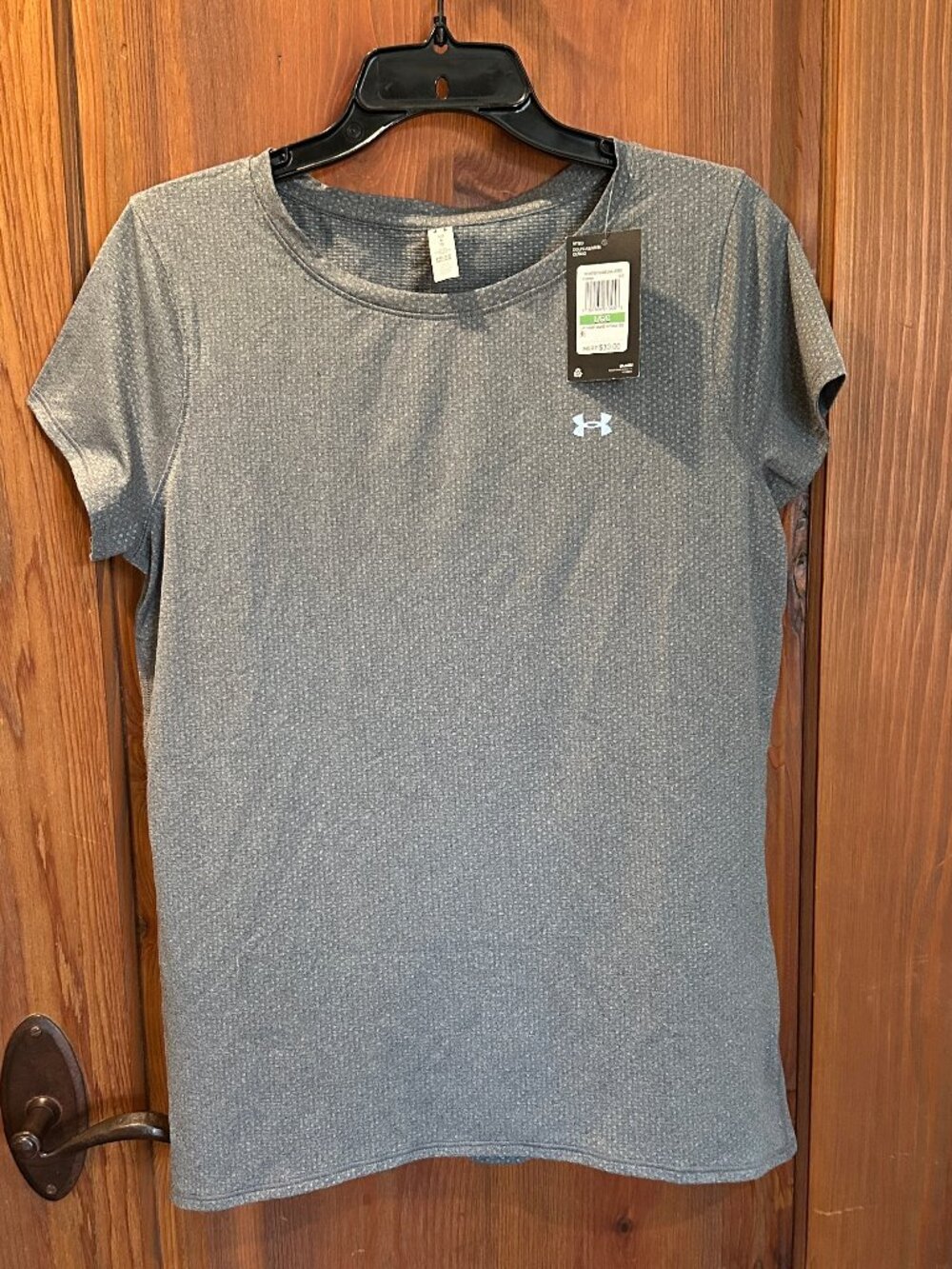 UNDER ARMOR Women's Fitted Tech Mesh Heat Gear Short Sleeve Tee Size Large NWT